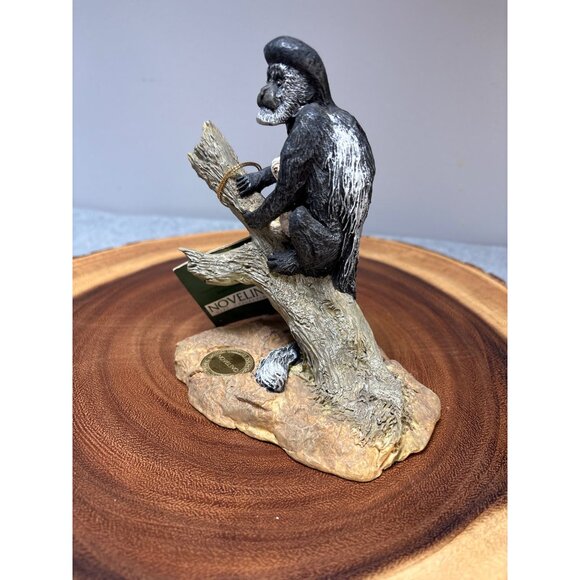 Limited Edition 1990 Novellino William Holden Wildlife Foundation Monkey Figurin - Picture 7 of 10